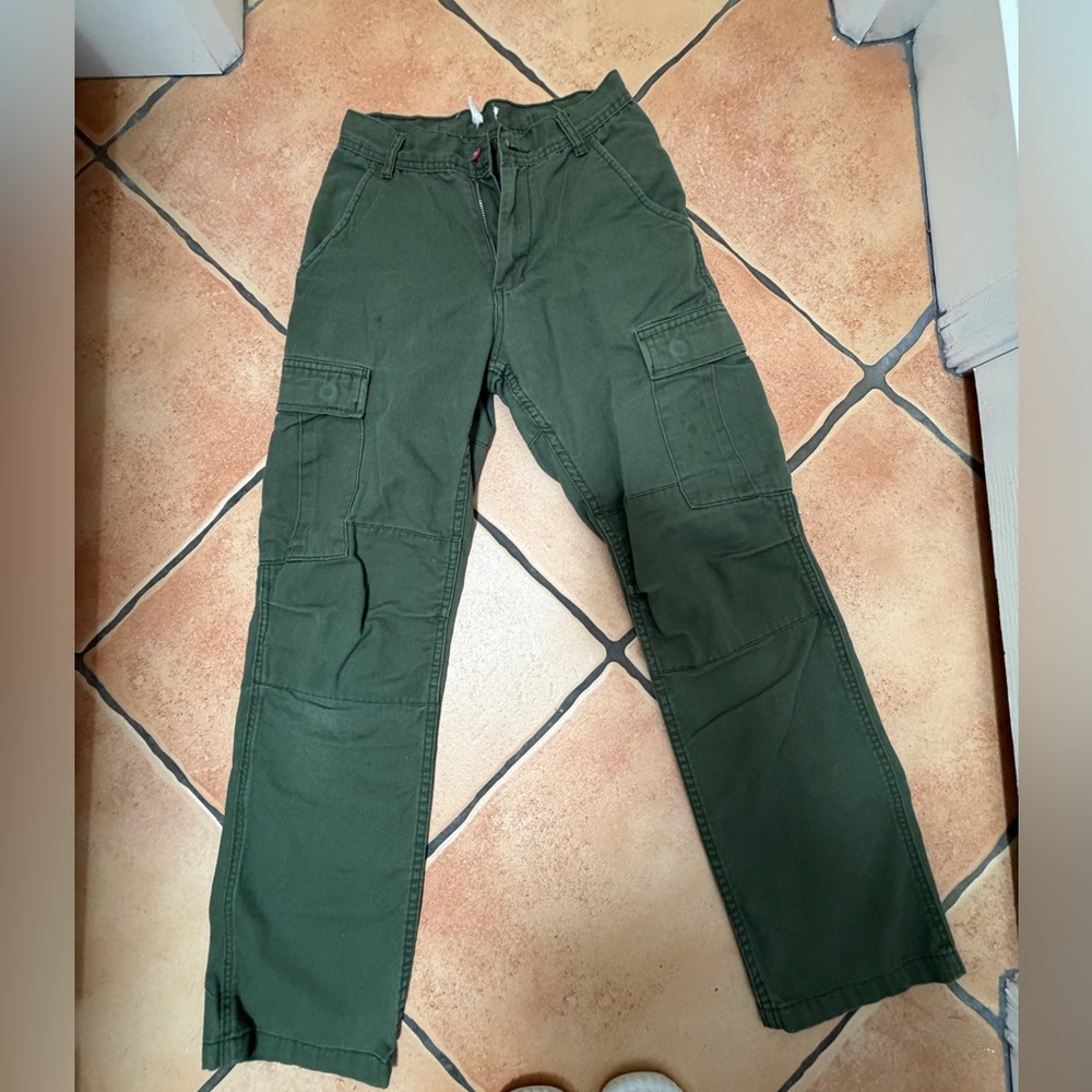 Women's Cargo Pants in Green